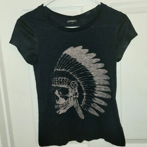 Express brand Indian Head T-shirt, Sz, XS NWOT